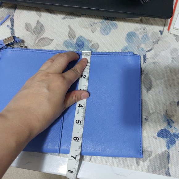 I.N.C. INTERNATIONAL CONCEPTS Molyy Party Pouch Wristlet Pretty Peri Blue - Picture 5 of 8